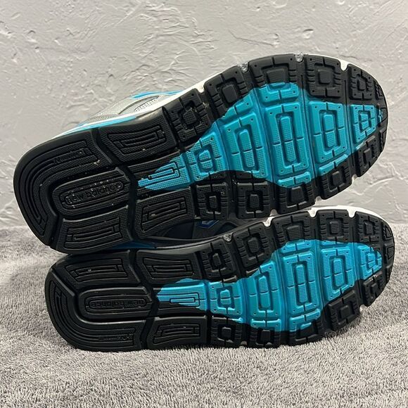 🔥🔥 NEW BALANCE 1540v3 Running Shoes Women Sz 9.5 (2E) Gray/Aqua - EUC - Picture 9 of 14
